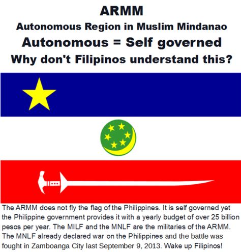 mindanao flag|Autonomous Region of Muslim Mindanao, Philippines.